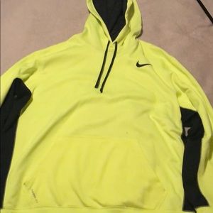 Neon Nike Hoodie Size XL